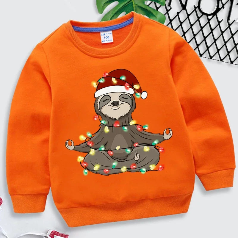 Cartoon Animal Print Children&