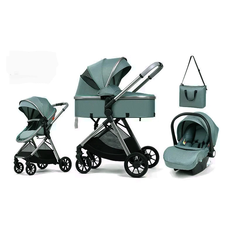 3-in-1 Multipurpose, Lightweight Infant Stroller with Car Seats childrensterritory