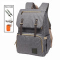 Waterproof Maternity Backpack with USB, Rechargeable Holder