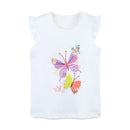Girls Butterfly Print Casual Summer Clothing Set childrensterritory