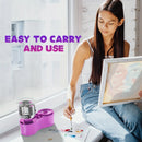 Automatic Paint Brush Cleaning Bucket Art Tools childrensterritory