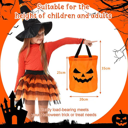 LED Light Halloween Trick or Treat Bucket Gift Basket childrensterritory