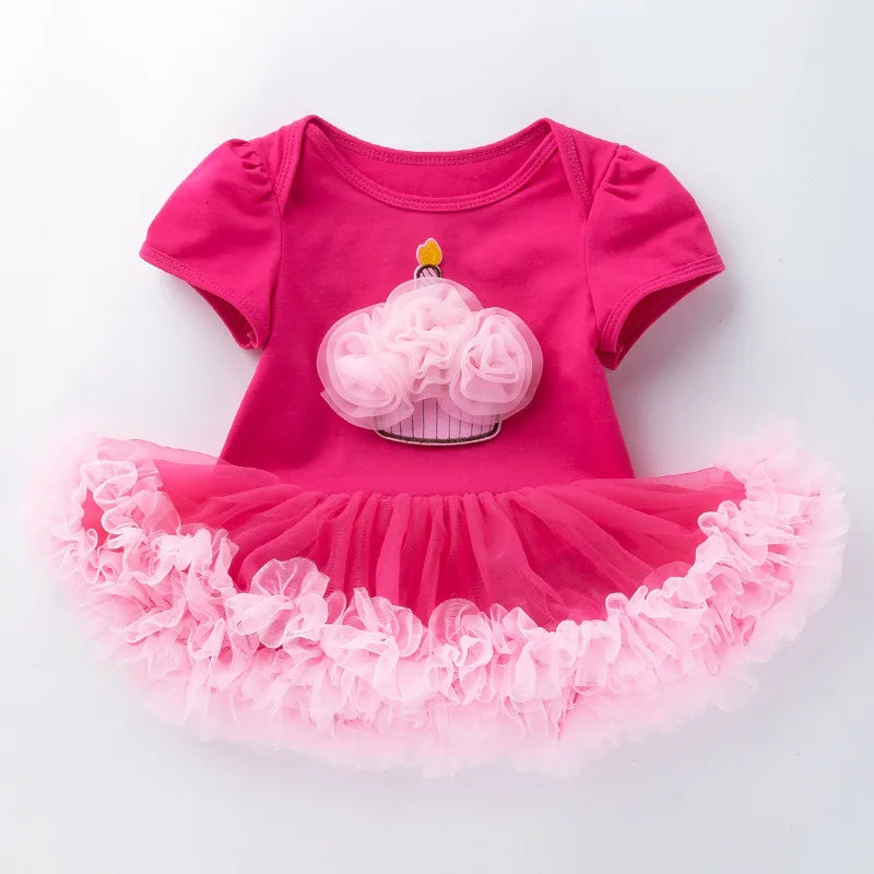 Baby Girls Tutu Romper Dress |1st 2nd Birthday Outfits