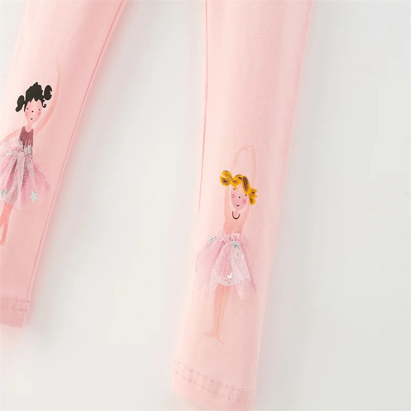 Long Sleeve Cartoon Print 2Pcs Clothing Sets for Girls childrensterritory
