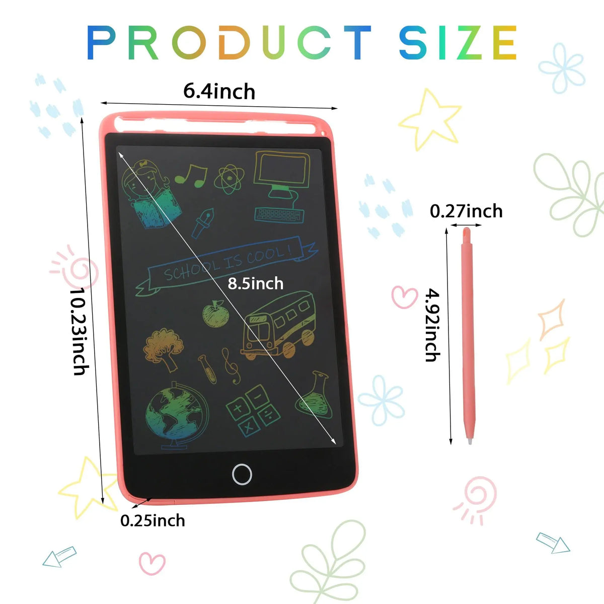 Kids LCD Screen Educational Drawing Board childrensterritory
