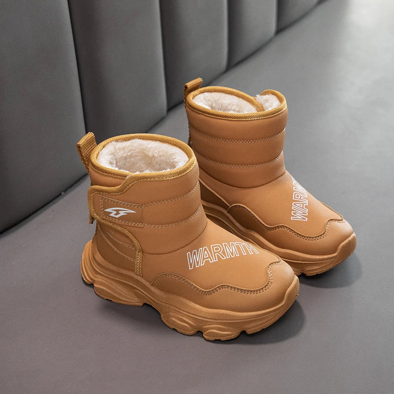 Elegant Waterproof Kids Girls Warm Snow Boots