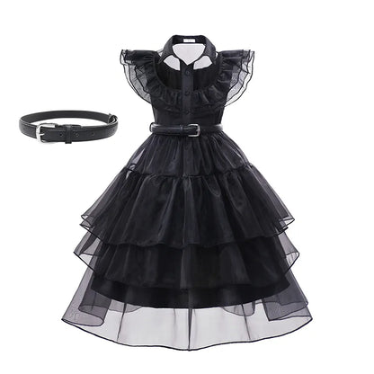 Wednesday Addams Kids Easter Halloween Party Costumes childrensterritory