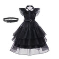 Wednesday Addams Kids Easter Halloween Party Costumes childrensterritory