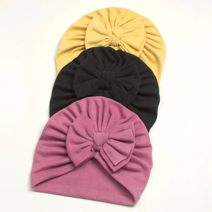 Baby Boys/Girls Bow Knotted Beanie/Photography Props