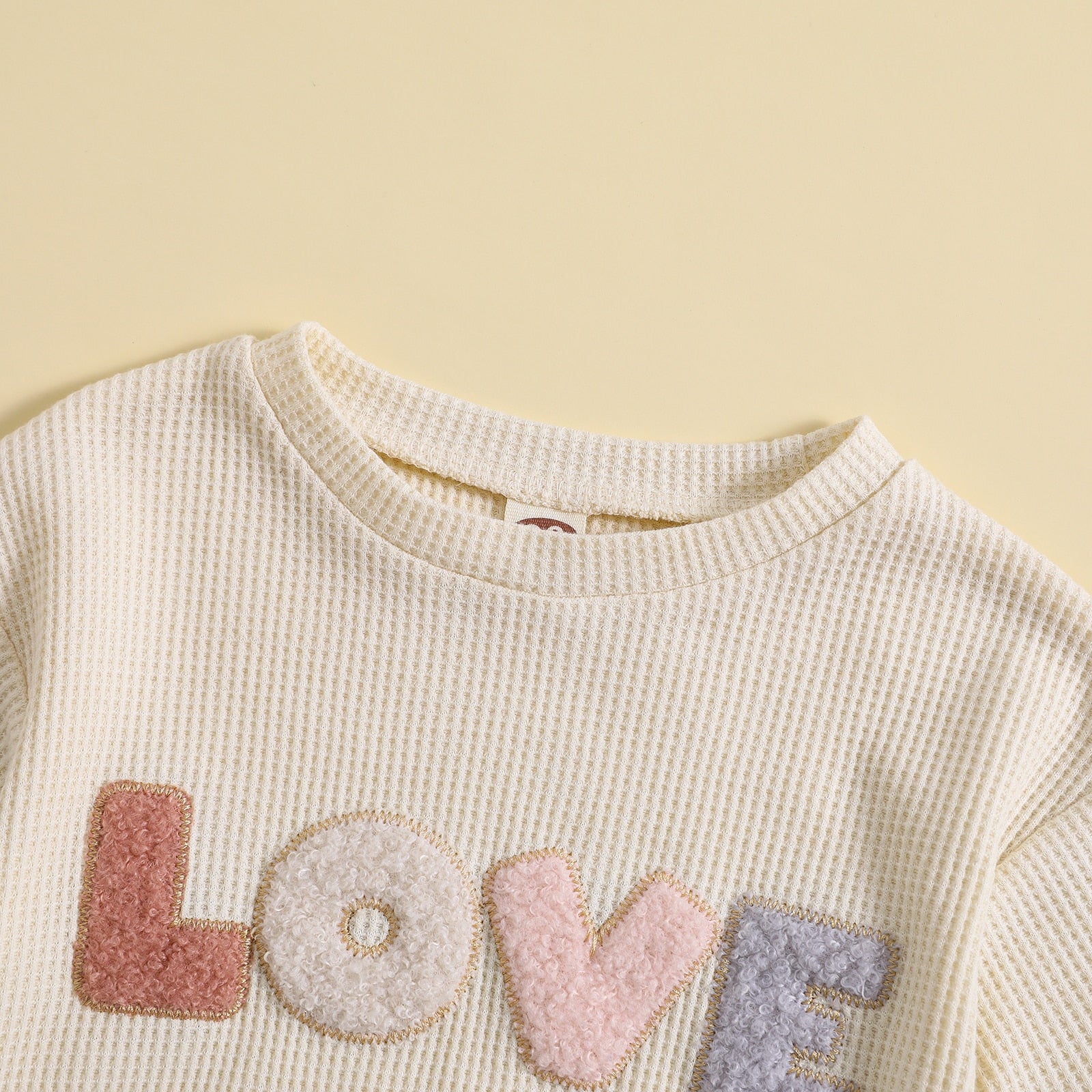 Love Embroidery Baby Unisex Summer Bodysuit childrensterritory