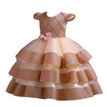 Kids Girls Elegant Tutu Flower Princess Party Dresses childrensterritory
