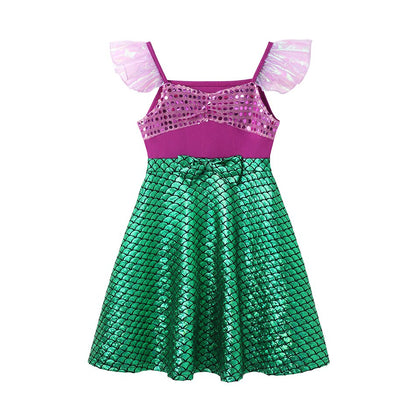 Kids GIrls Disney Princess Birthday Party Costume for Summer childrensterritory