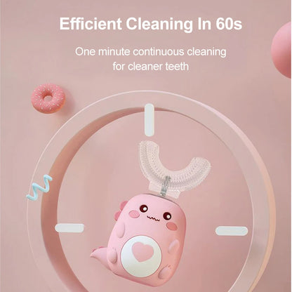 Kids Rechargeable Silicone Electric Toothbrush childrensterritory