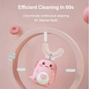 Kids Rechargeable Silicone Electric Toothbrush childrensterritory