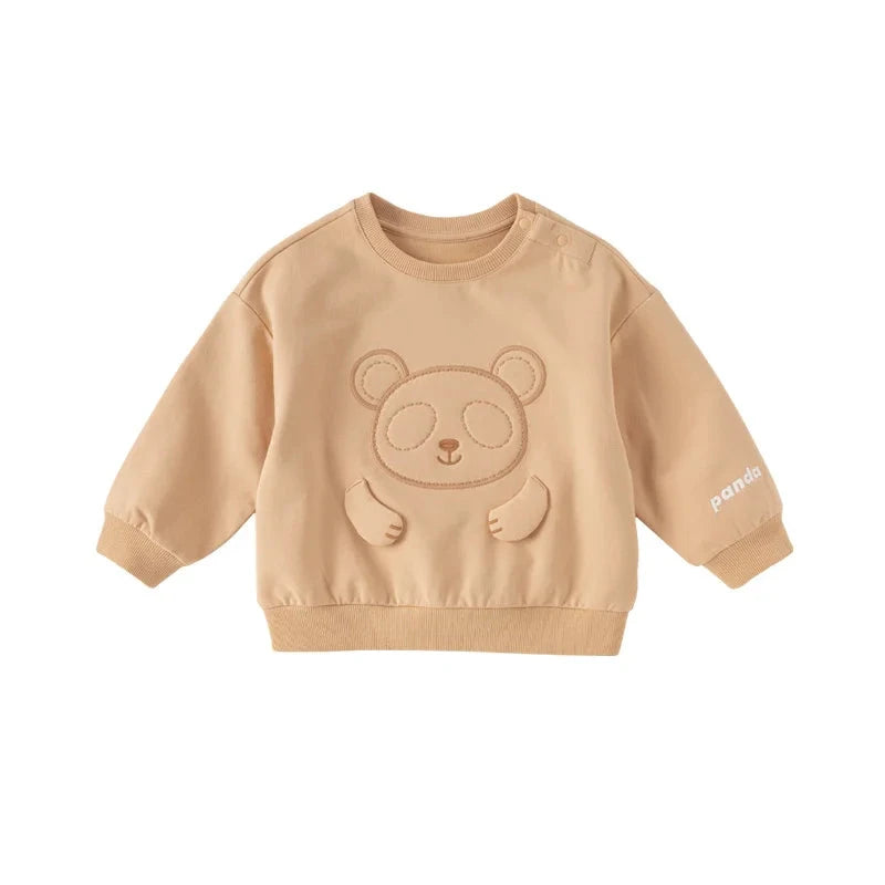 Rabbit/Panda Cartoon Design Girls/Boys Casual Outdoor Pullovers childrensterritory