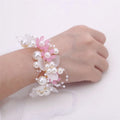 Kids' Girls Pearl and Flower Design Headbands and Wristbands childrensterritory