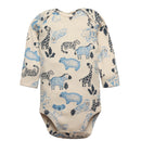 Baby Cartoon Printed Long Sleeve Cotton Jumpsuit