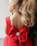 Fluffy Tulle A-Line Birthday Party Dress For Girls childrensterritory