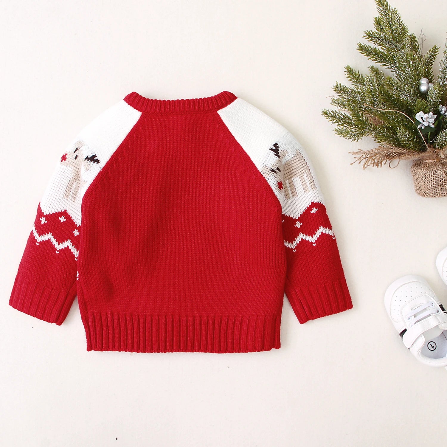 Baby Kids Long Sleeves Christmas Sweater
