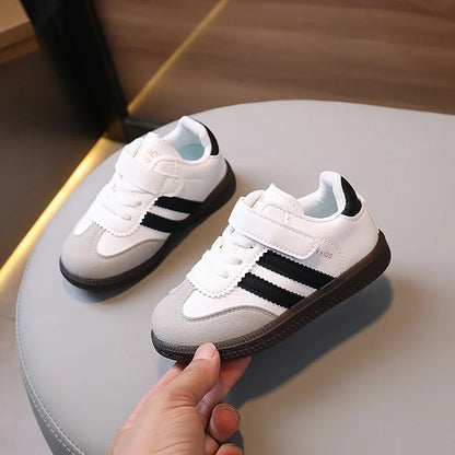 Soft Soled PU Leather Sport Shoes For Kids Boy&