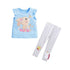 Little Girls Lovely Cartoon Design Summer Cotton Outfits childrensterritory