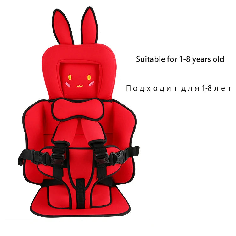 Adjustable Cartoon Design Baby Seat Cushion with Belt childrensterritory