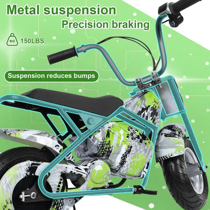 250W Off-Road Kids Electric Dirt Bike for Kids with 13.67MPH Speed childrensterritory