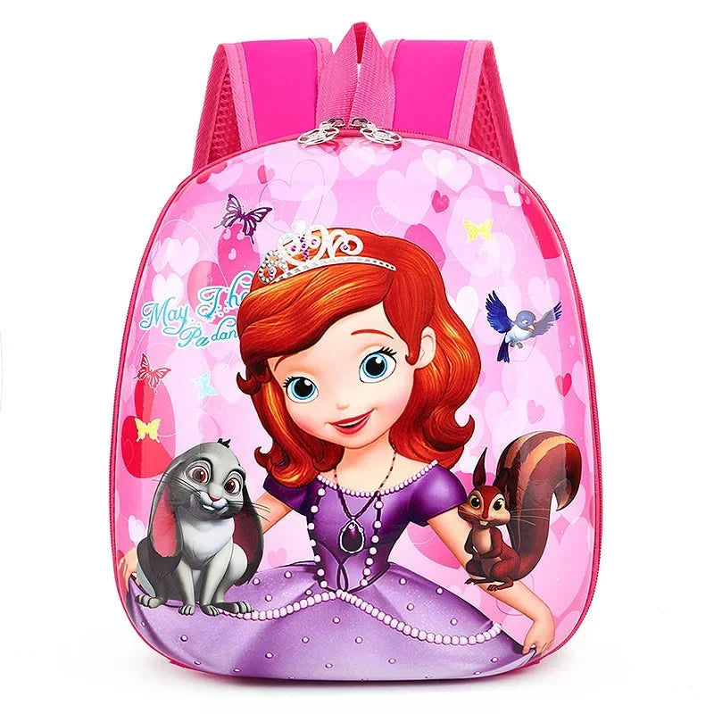 Cartoon Princess Design Kids Hard Shell Backpack for Girls/Boys childrensterritory