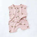 Baby Girl Printed 2pcs Top and Shorts Outfit Set for Summer childrensterritory