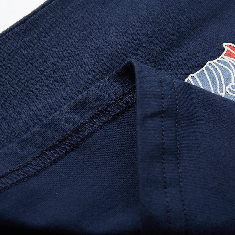 Boys Tractor Cartoon Print Casual Summer T-Shirts