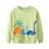 Cartoon Dinosaurs Print Sweatshirts For Boys childrensterritory