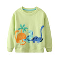 Cartoon Dinosaurs Print Sweatshirts For Boys childrensterritory