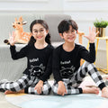 Kids Boys Girls Cartoon Print Tops + Pants Sets Sleepwear childrensterritory