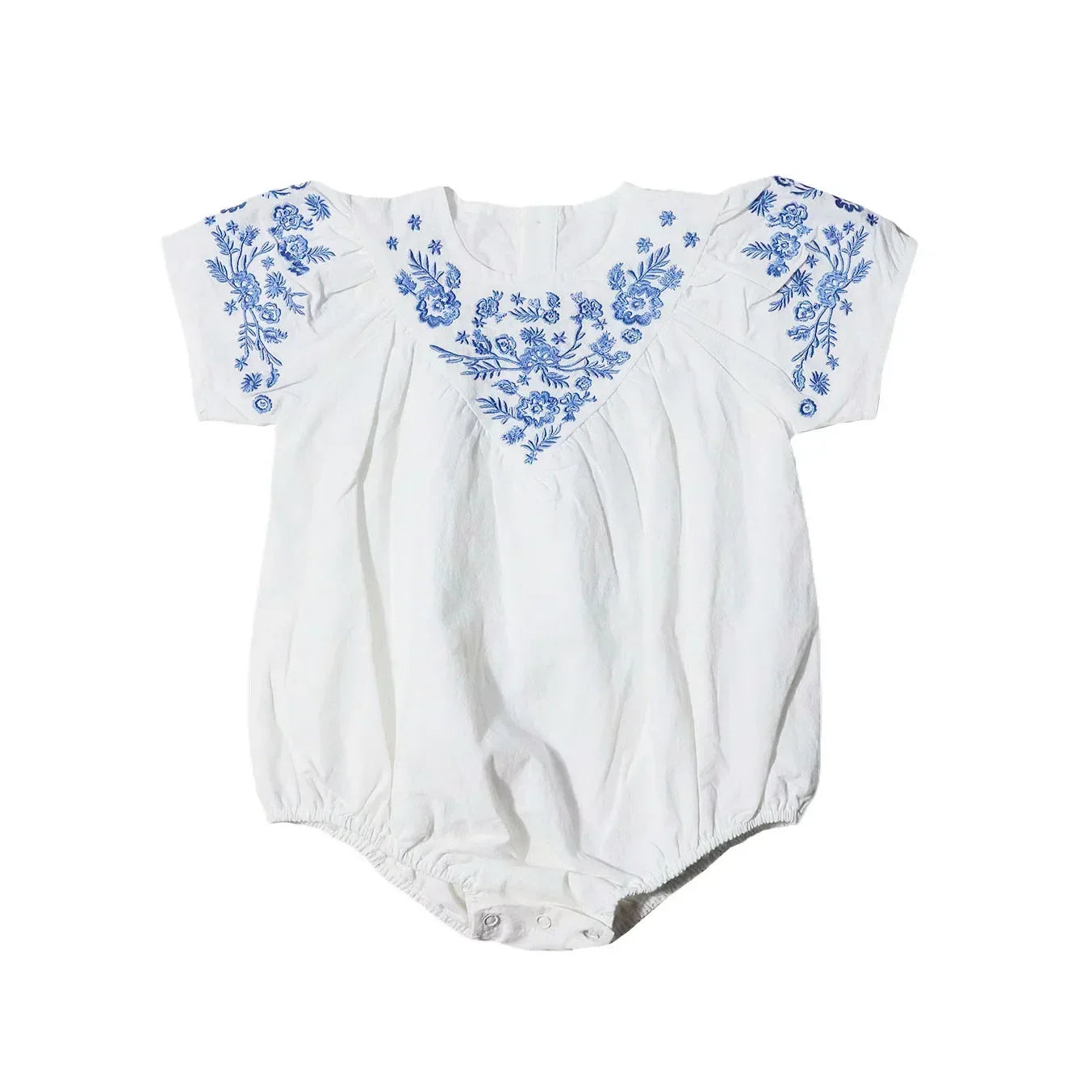 Embroidery Design Cotton Matching Clothing Set