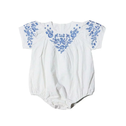 Embroidery Design Cotton Matching Clothing Set childrensterritory