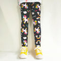 Kids Girl Floral Print Slim Fit Leggings/Trousers childrensterritory