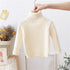 Kids High Neck Design Long Sleeves Casual Warm Sweater childrensterritory