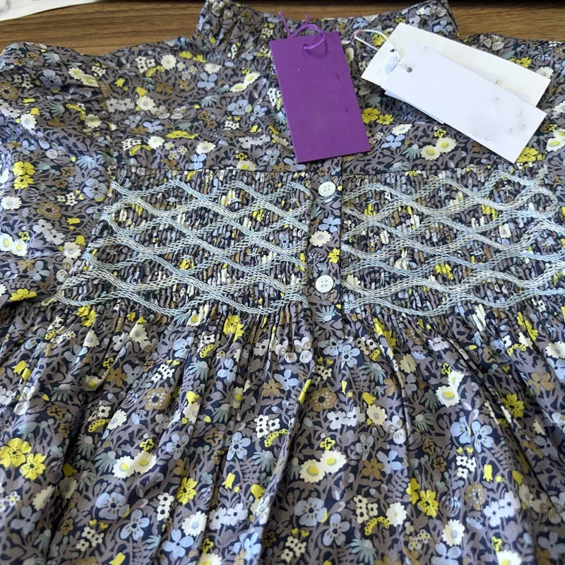 Floral Printed Little Girls&