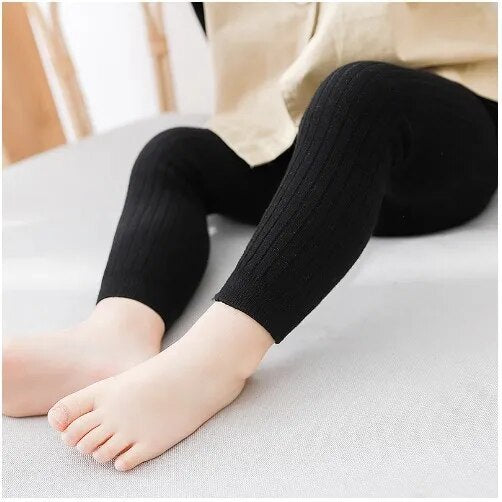 Little Boys Girls Knitting Stretch Pants Leggings for Winter childrensterritory