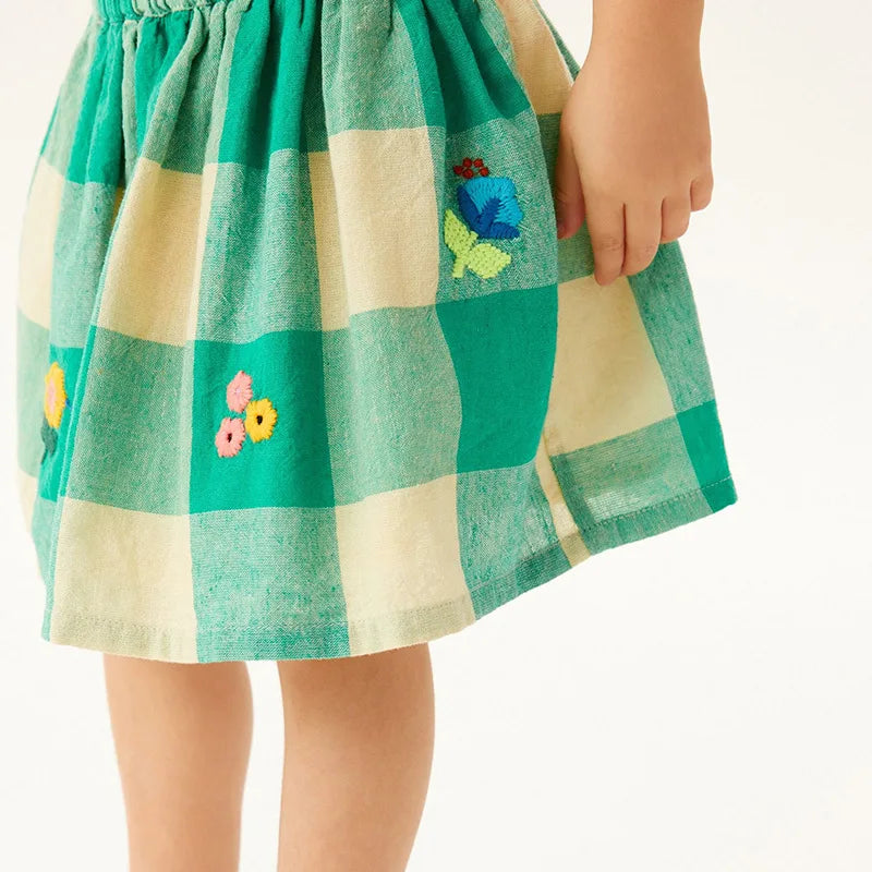 Kids Girls Embroidery Top and Bottom Cotton Clothes Sets childrensterritory
