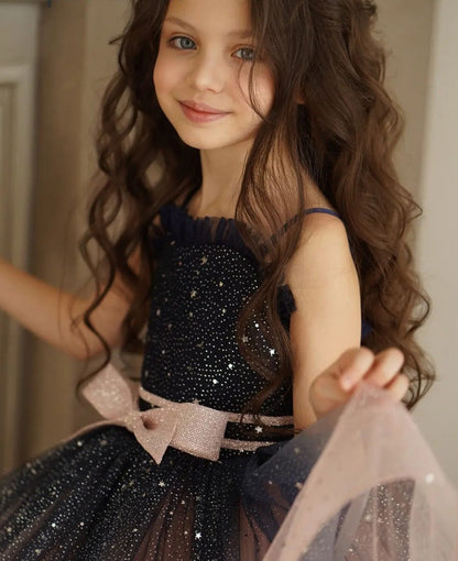 Elegant Puffy Tulle Kids Girls Wedding/Party Wear Dresses childrensterritory