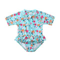 Toddler/Baby Girl Ruffle Printed One Piece Swimsuits