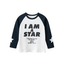 Rugby Letter Print Kids Boys Bottoming Cotton T-shirts childrensterritory