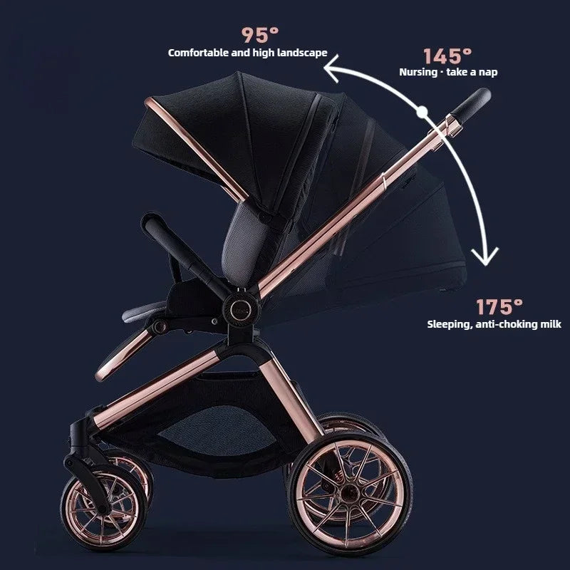 Dual-purpose High-Landscape Infant Stroller childrensterritory