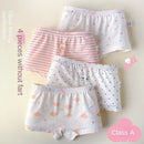 4PCS/LOT Anti-bacterial Cartoon Underpants for Little Girls childrensterritory