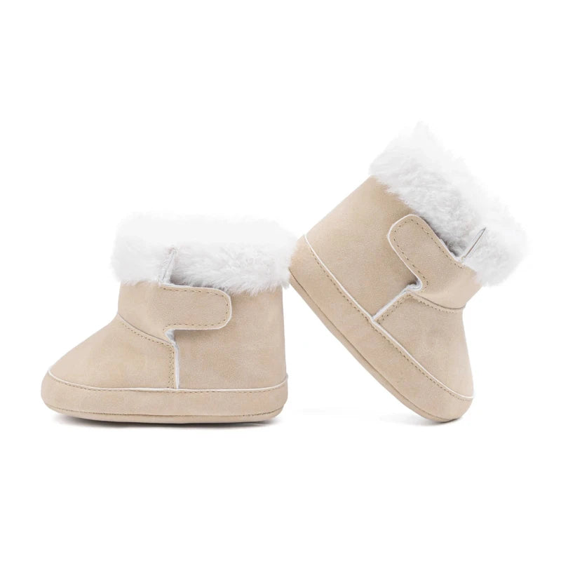 Baby Kids Fur Design Soft Casual Shoes