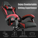 Adjustable Gamer Chairs with Lumbar Cushion + Headrest childrensterritory