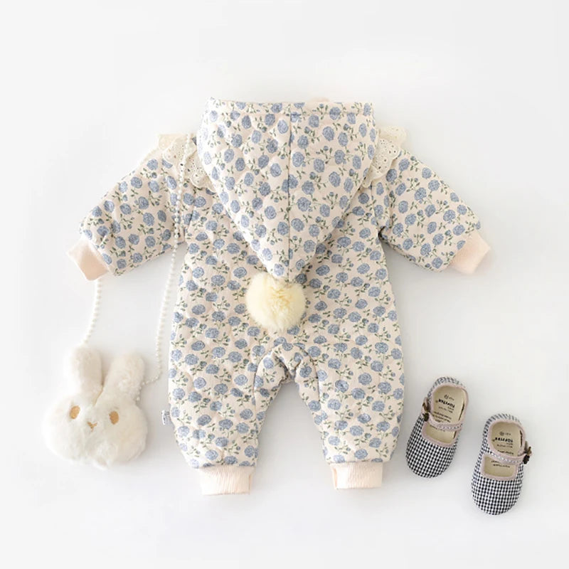 Baby Kids Long-Sleeved Warm Bodysuits