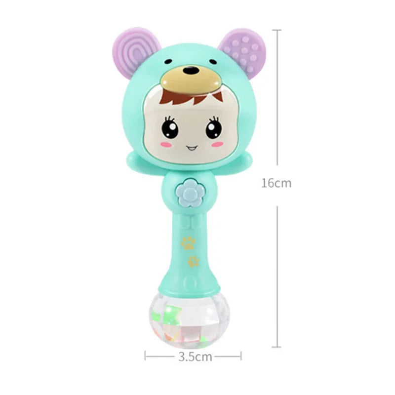 Baby Musical Rattle Hammer Toy with LED Lights childrensterritory