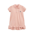 Kids Girls Cute Print Summer Casual Cotton Dresses childrensterritory